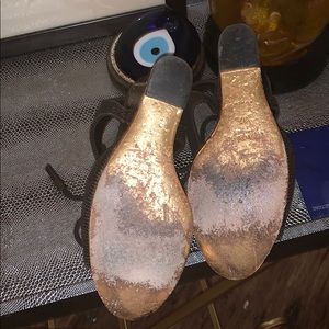 Yves Saint Laurent Shoes - YSL GOLD/BROWN WEDGES Yves Saint Laurent Shoes - YSL GOLD/BROWN WEDGES